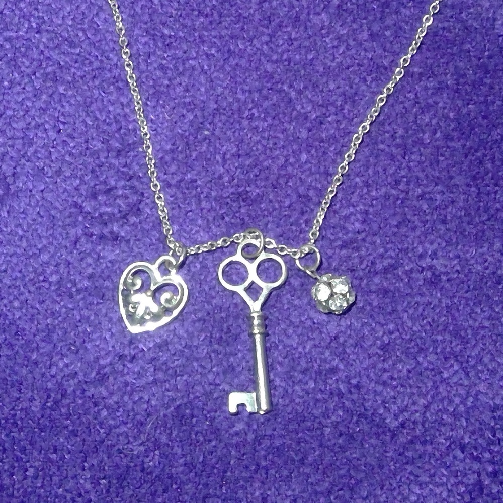 Silver Key Necklace